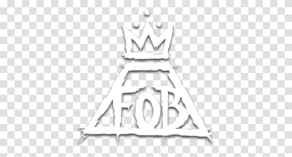 Fob Fall Out Boy Logo Fall Out Boy Logo, Symbol, Text, Stencil, Alphabet Transparent Png
