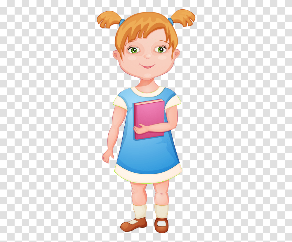 Focus Clipart Girl Education School Girl Clipart, Person, Female, Reading Transparent Png