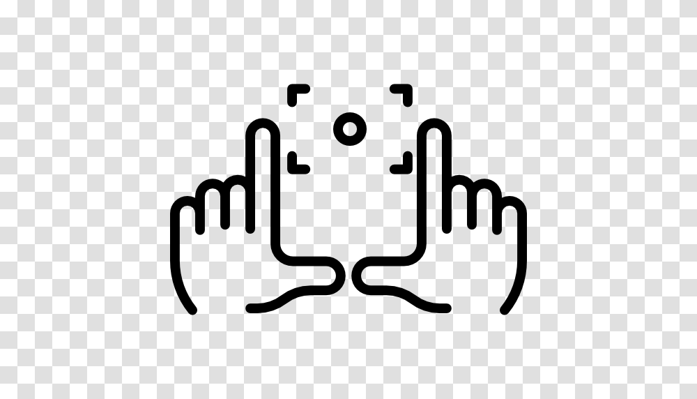 Focus Hand Photo Camera Photogprah Gestures Picture Icon, Gray, World Of Warcraft Transparent Png