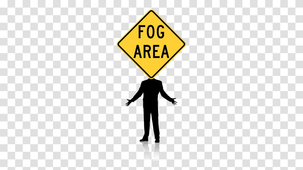 Fog Area Sign, Road Sign, Vehicle, Transportation Transparent Png