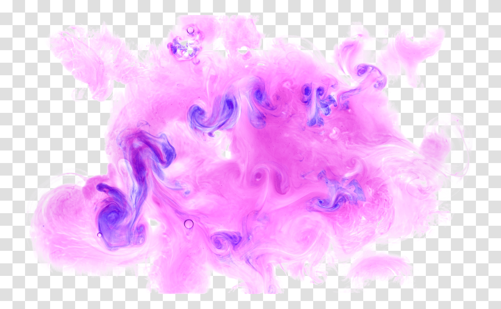 Fog Color Ink Wash Painting Purple Fog Background Transparent Png