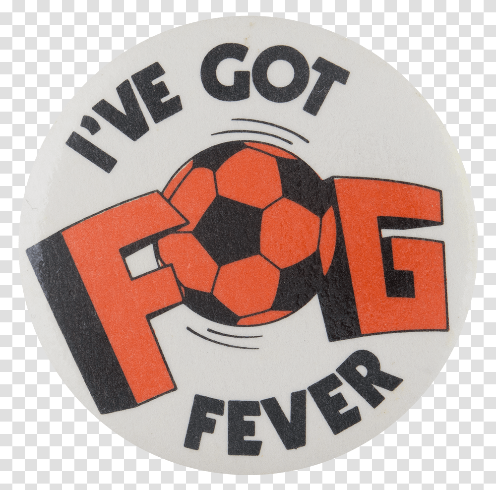 Fog Fever Sports Button Museum Emblem, Logo, Trademark, Soccer Ball Transparent Png