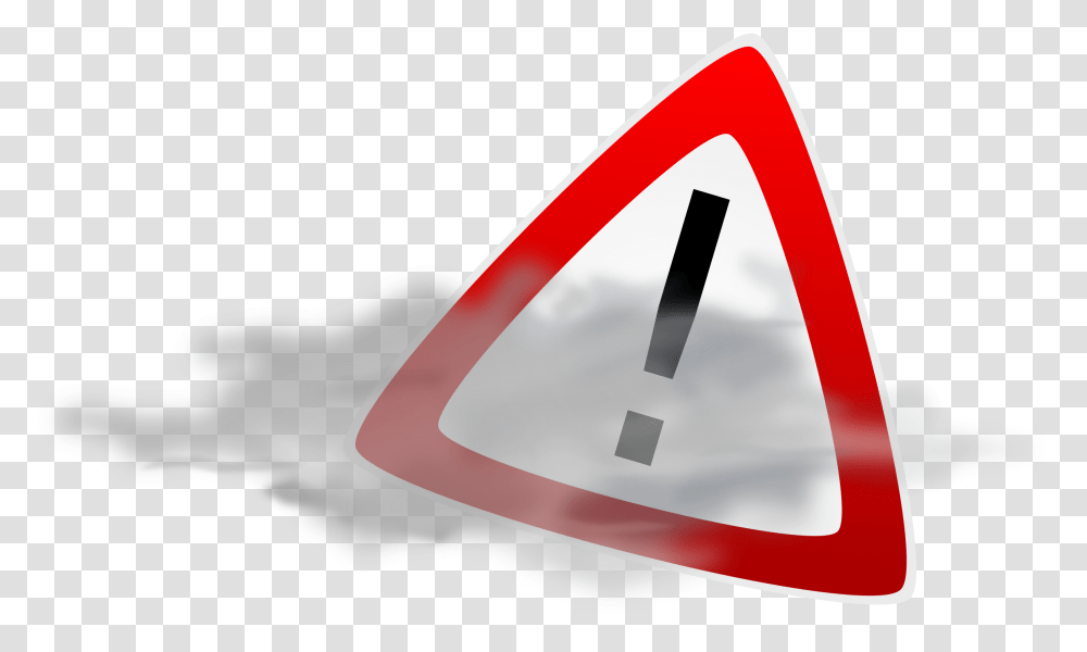 Fog, Sign, Triangle, Road Sign Transparent Png