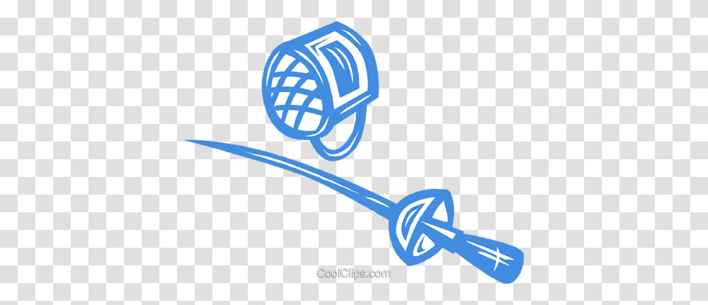 Foil And Fencing Headgear Royalty Free Vector Clip Art, Rattle, Wand Transparent Png