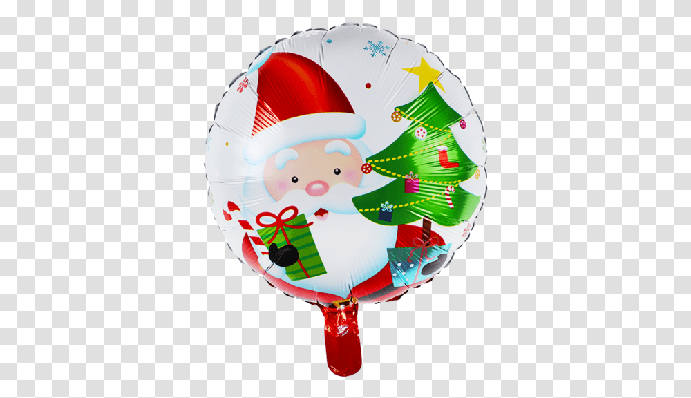 Foil Christmas Round Balloon, Sphere, Outdoors Transparent Png