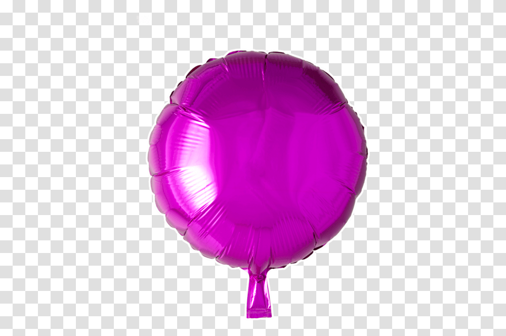 Foilballoon Round 18 Foil Helium Balloons, Purple, Heart Transparent Png
