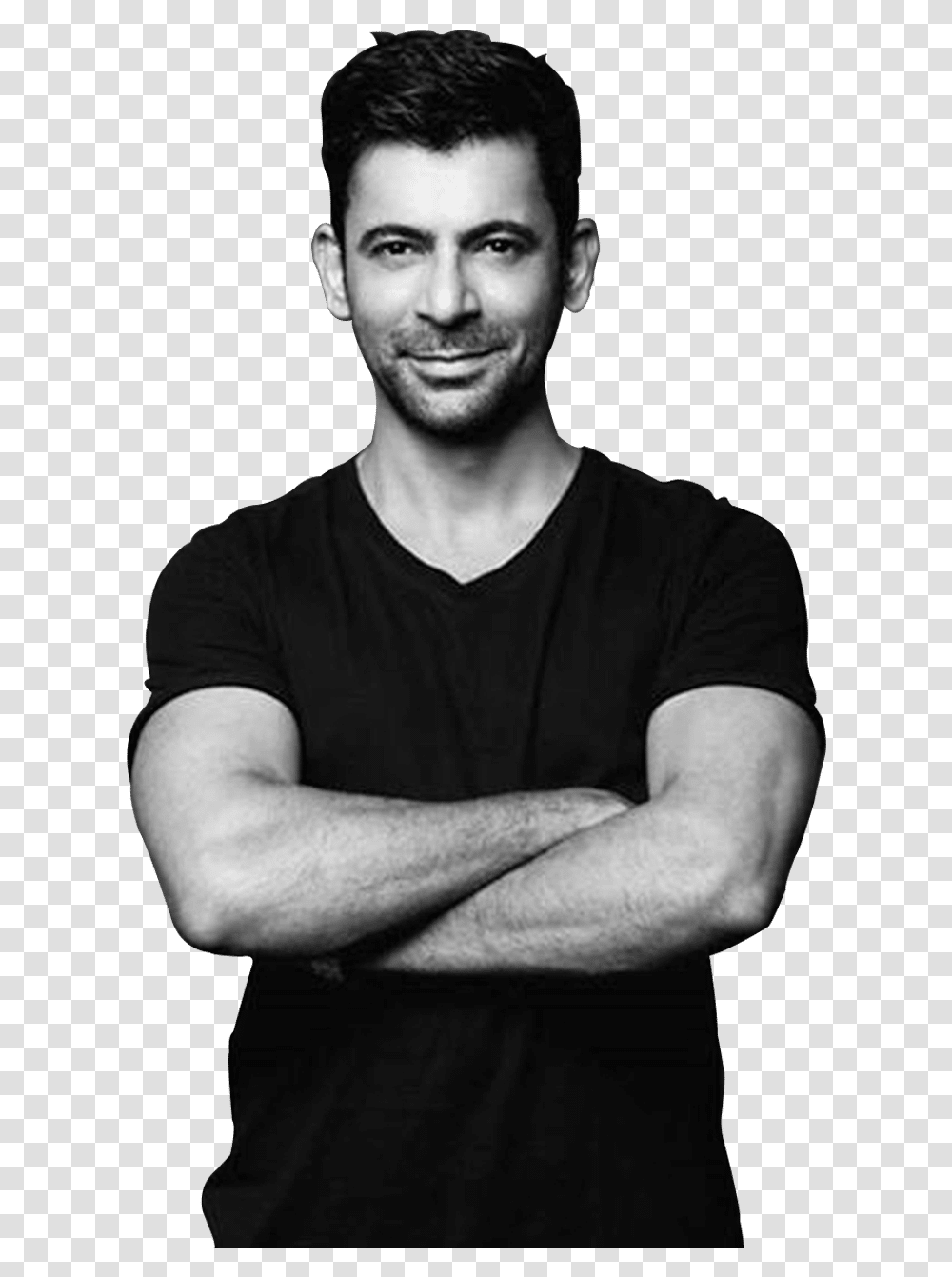 Folded Hand Man Vector Happy Birthday Sunil Grover, Person, Face, Arm, Portrait Transparent Png
