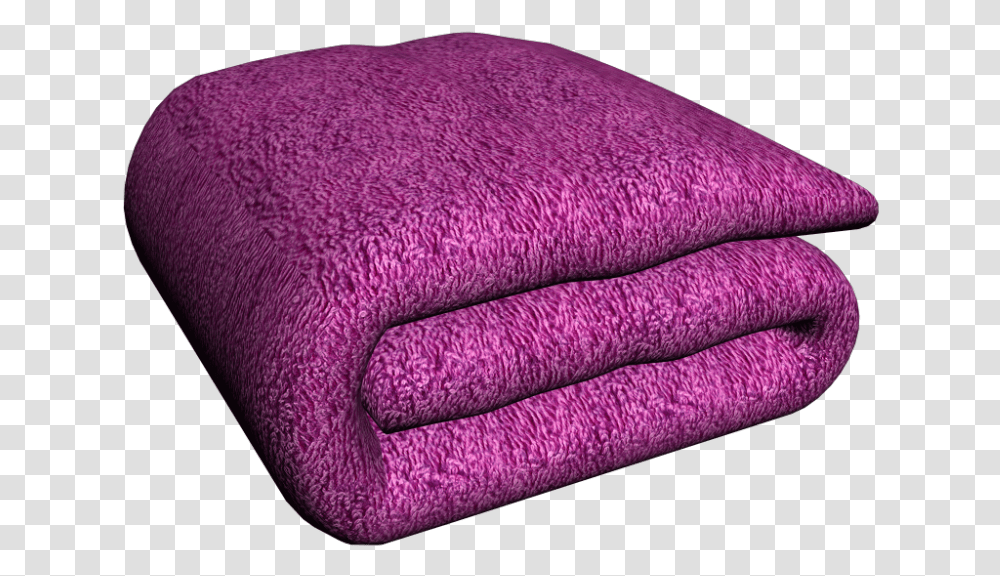 Folded Towel, Blanket, Cushion, Fleece, Rug Transparent Png
