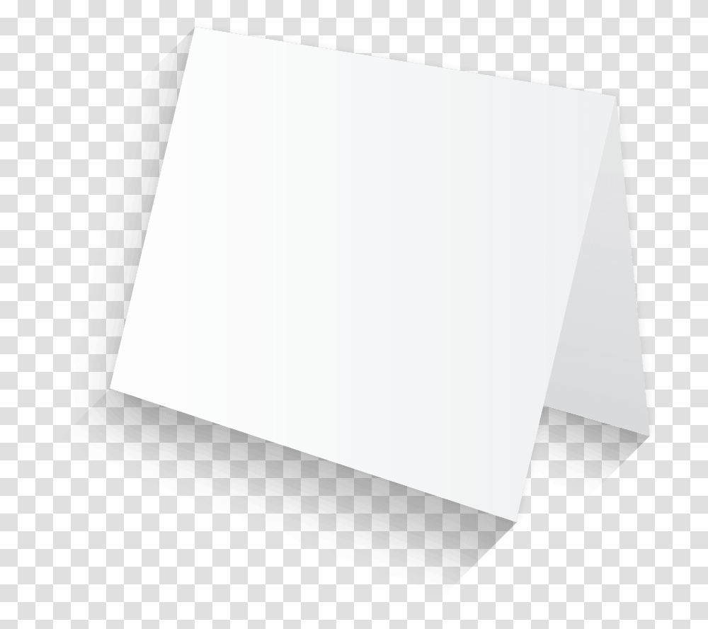 Folded White Card, Paper, Business Card, Page Transparent Png