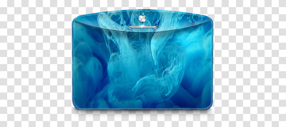 Folder Abstract Blue Smoke Icon Darktheme Iconset Folder Icon, Invertebrate, Animal, Sea Life, Jellyfish Transparent Png