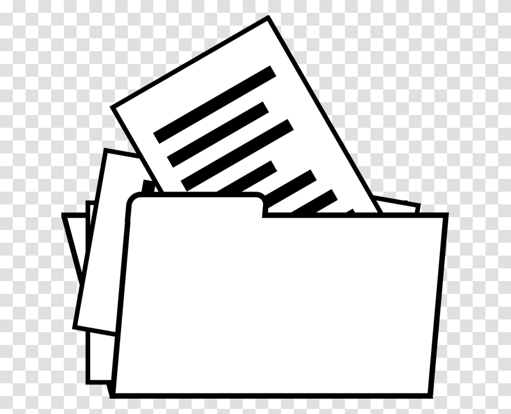 Folder Black And White Folder Black And White, File Binder, File Folder, Paper Transparent Png