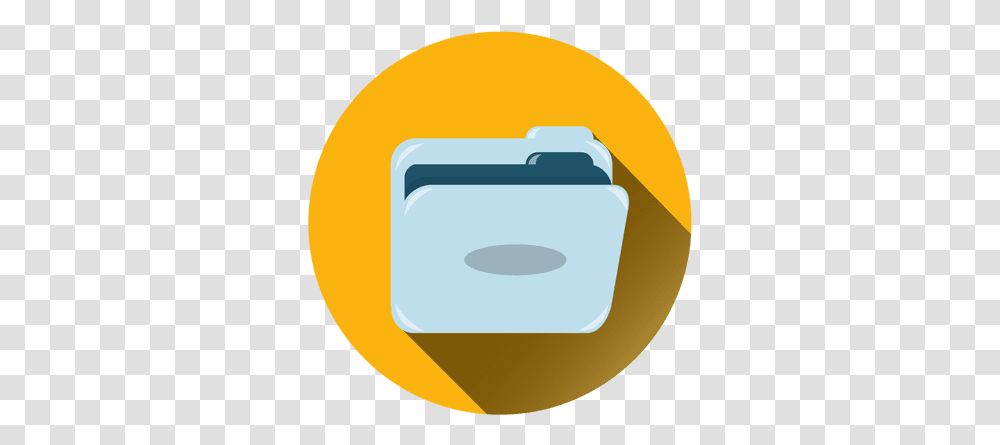 Folder Circle Icon & Svg Vector File Logo De Una Carpeta, Lighter Transparent Png