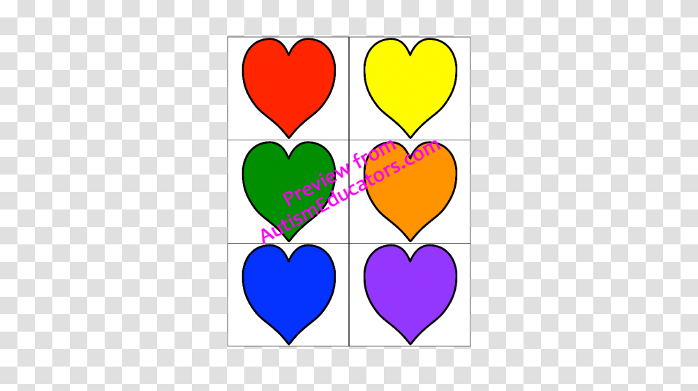 Folder Color Words, Heart Transparent Png
