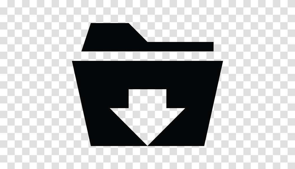 Folder Download Icon, Star Symbol, Metropolis, City Transparent Png