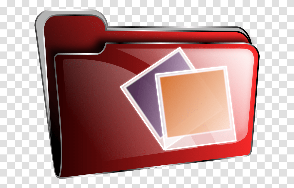 Folder Icon Red Photos Red Music Folder Icon, File Binder, File Folder, Label Transparent Png