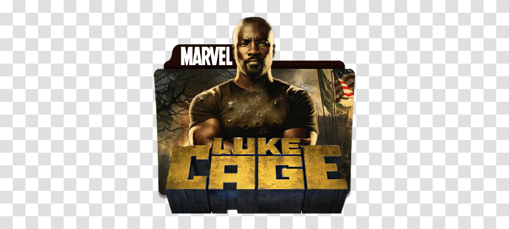 Folder Luke Cage Folder Icon, Person, Human, Poster, Advertisement Transparent Png