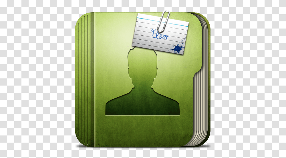 Folder User Icon User And Folder Icon, Text, File Binder, Diary, File Folder Transparent Png