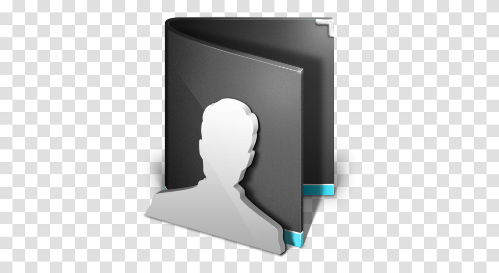 Folder Users Icon Personal Data Icon 3d, Text Transparent Png