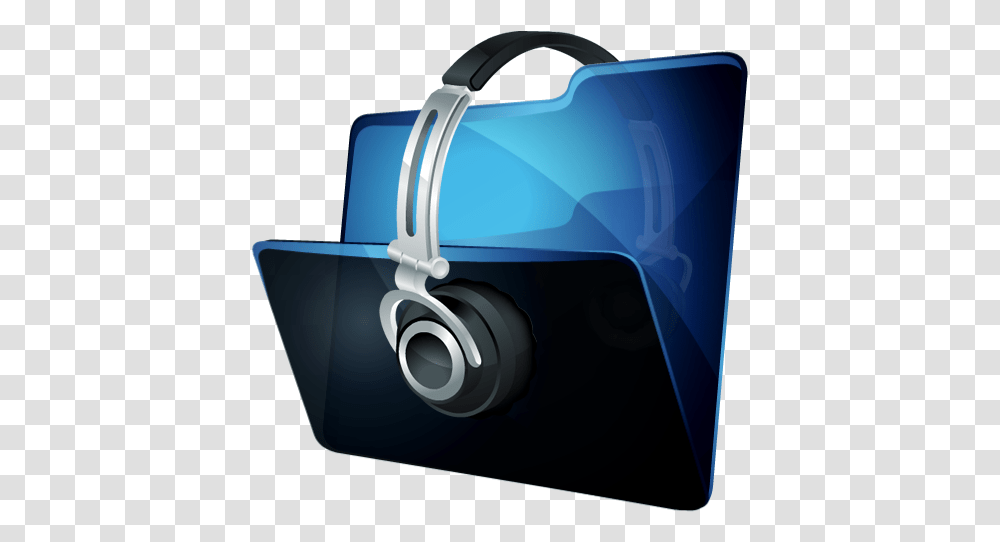 Foldergrey Icon Ico Or Icns Free Vector Icons Cool Music Folder Icon, Electronics, Headphones, Headset, Stereo Transparent Png