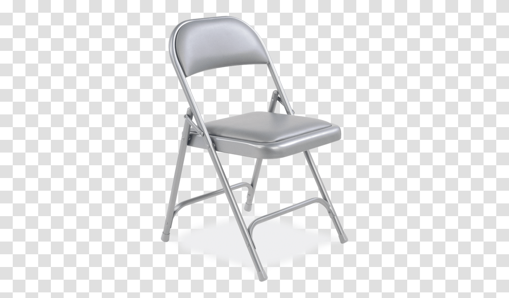 Folding Chair Gray Plastic Folding Chair, Furniture Transparent Png