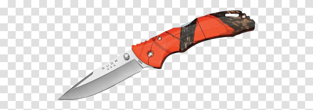Folding Knife Buck Bantam Blw Orange Camo 285oc Pocketknife, Blade, Weapon, Weaponry, Dagger Transparent Png