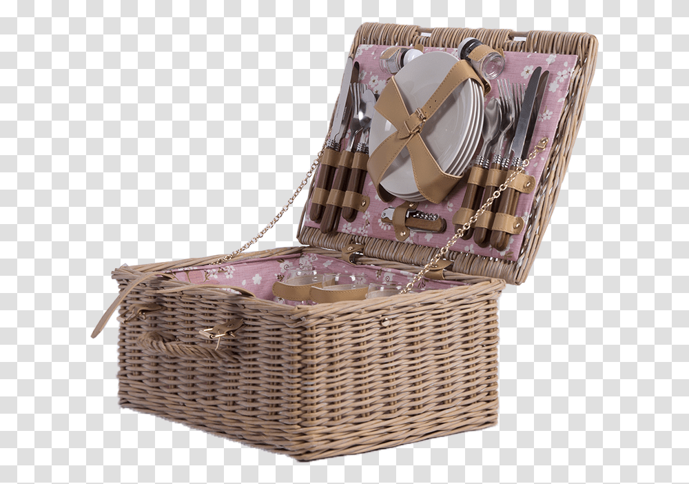 Folding Picnic Blanket Wicker, Basket, Treasure, Furniture, Cradle Transparent Png