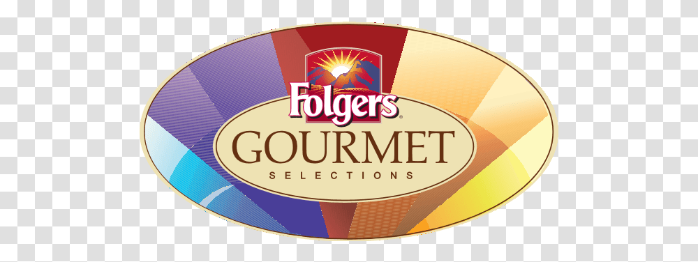 Folgers Gourmet Logo Download Folgers Coffee, Label, Text, Disk, Dvd Transparent Png