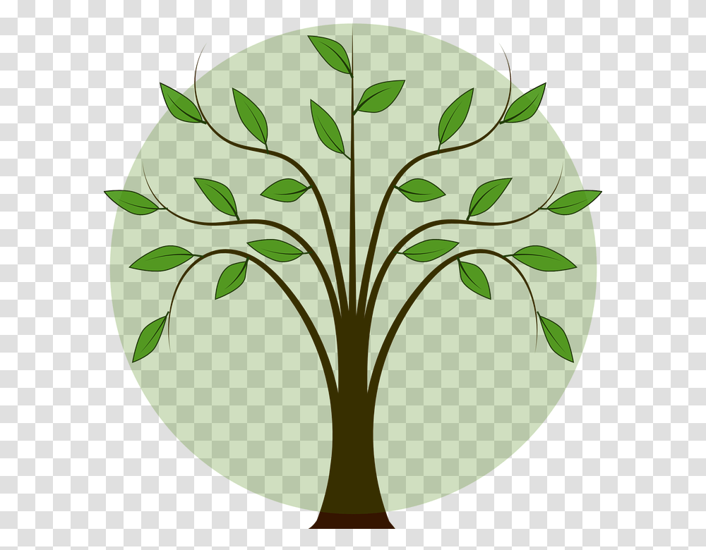 Folhas De Arvore Tree With Leaves Clipart, Green, Plant, Leaf, Pattern Transparent Png