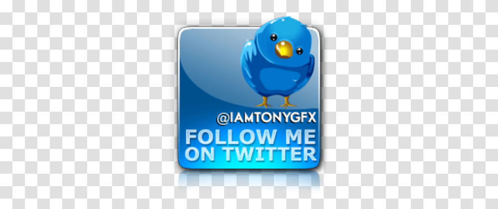 Follow Me Icon Twitter Psd Free Language, Text, Advertisement, Animal, Bird Transparent Png