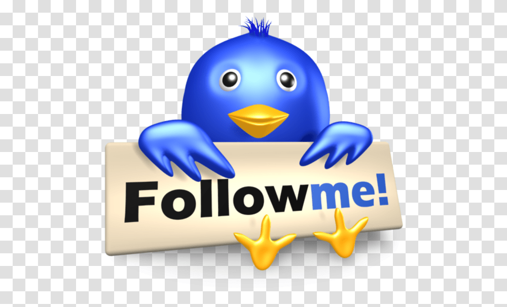 Follow Me On Twitter Logo, Toy, Animal, Bird Transparent Png