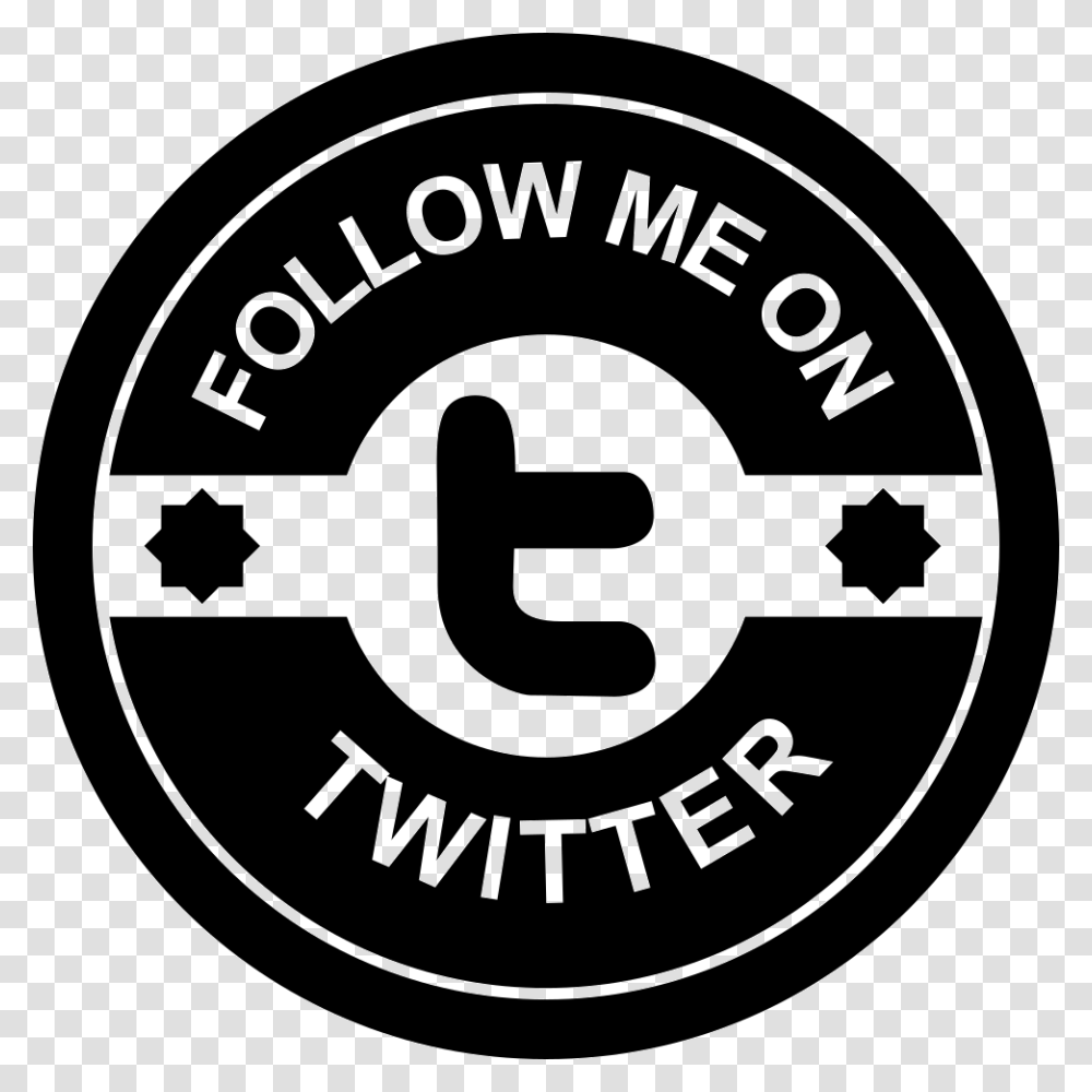 Follow Me On Twitter Social Badge Follow Me On Twitter Logo, Label, Sticker Transparent Png
