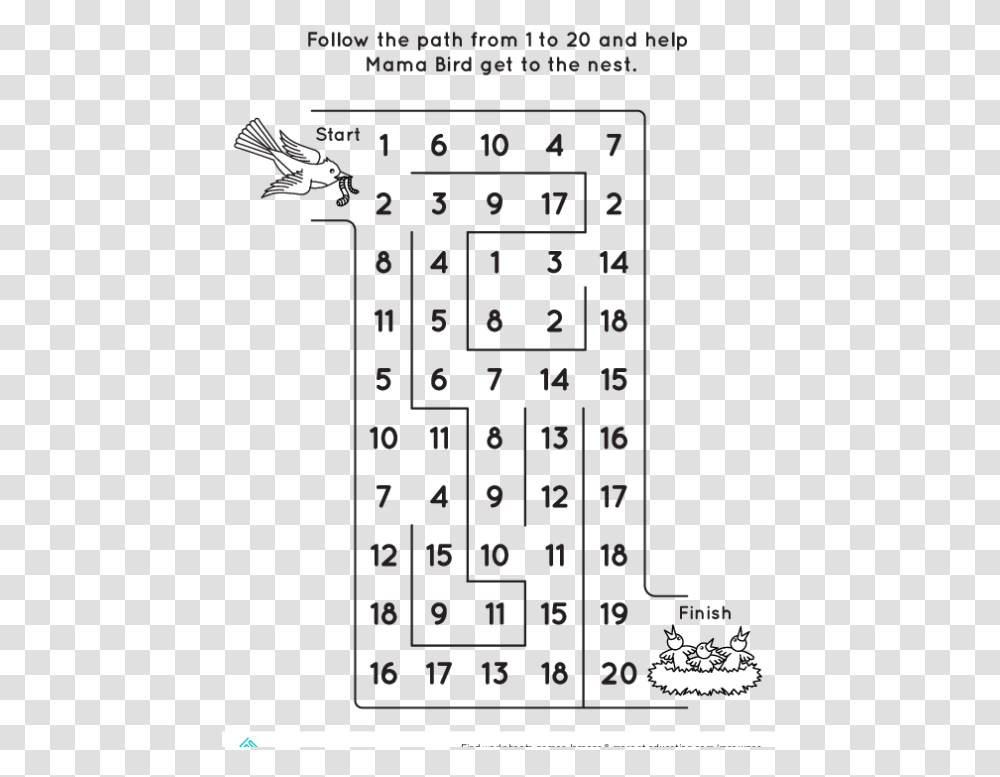 Follow The Numbers To Make, Computer Keyboard, Computer Hardware, Electronics, Bird Transparent Png