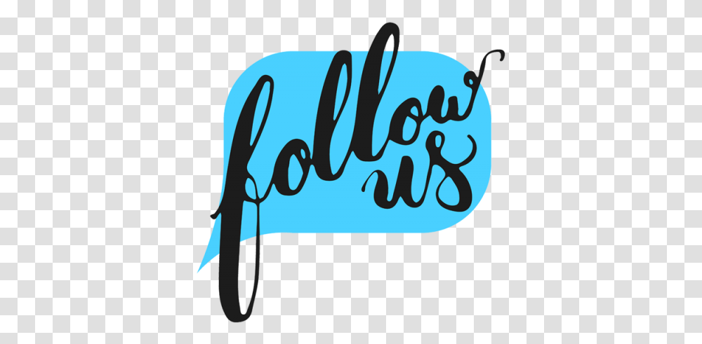 Follow Us Calligraphy, Label, Handwriting, Sticker Transparent Png