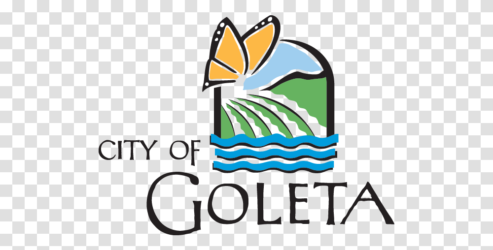 Follow Us City Of Goleta Logo, Graphics, Art, Symbol, Trademark Transparent Png