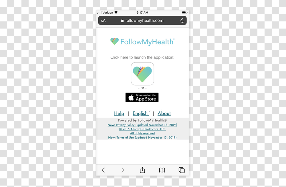 Followmyhealth Creating An Account From Invitation - Mobile Technology Applications, Text, Paper, Flyer, Poster Transparent Png
