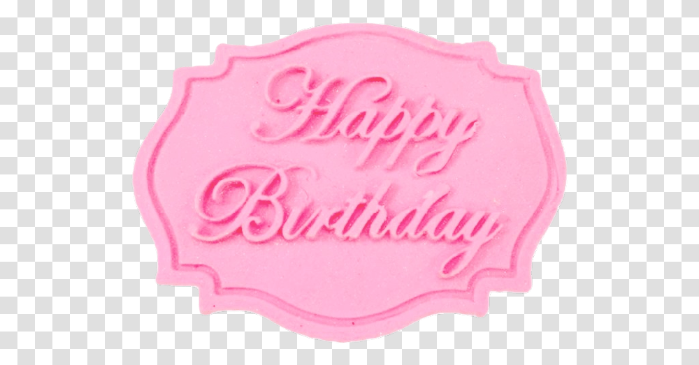 Fondant Happy Birthday Banner Label, Soap, Birthday Cake, Dessert, Food Transparent Png