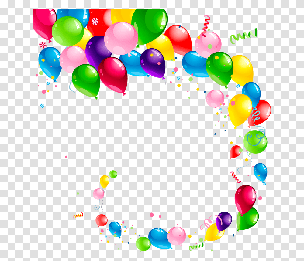 Fondo De Balloons Vector, Confetti, Paper Transparent Png