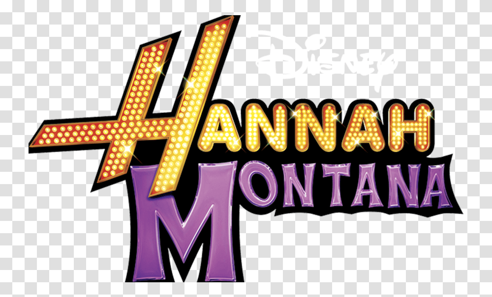 Fondo Disney Hannah Montana Logo, Alphabet, Lighting, Neon Transparent Png