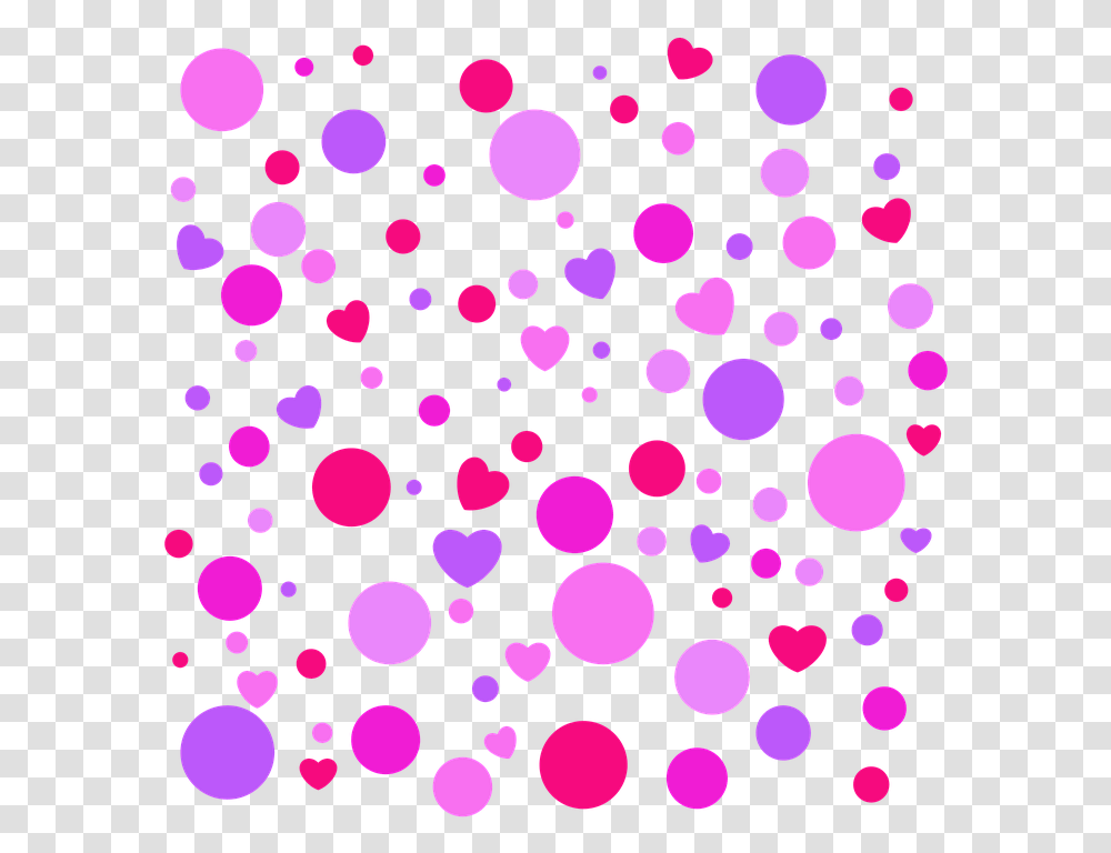 Fondos De Corazones 5 Image Colorful Hearts Polka Dots, Texture, Rug, Purple Transparent Png