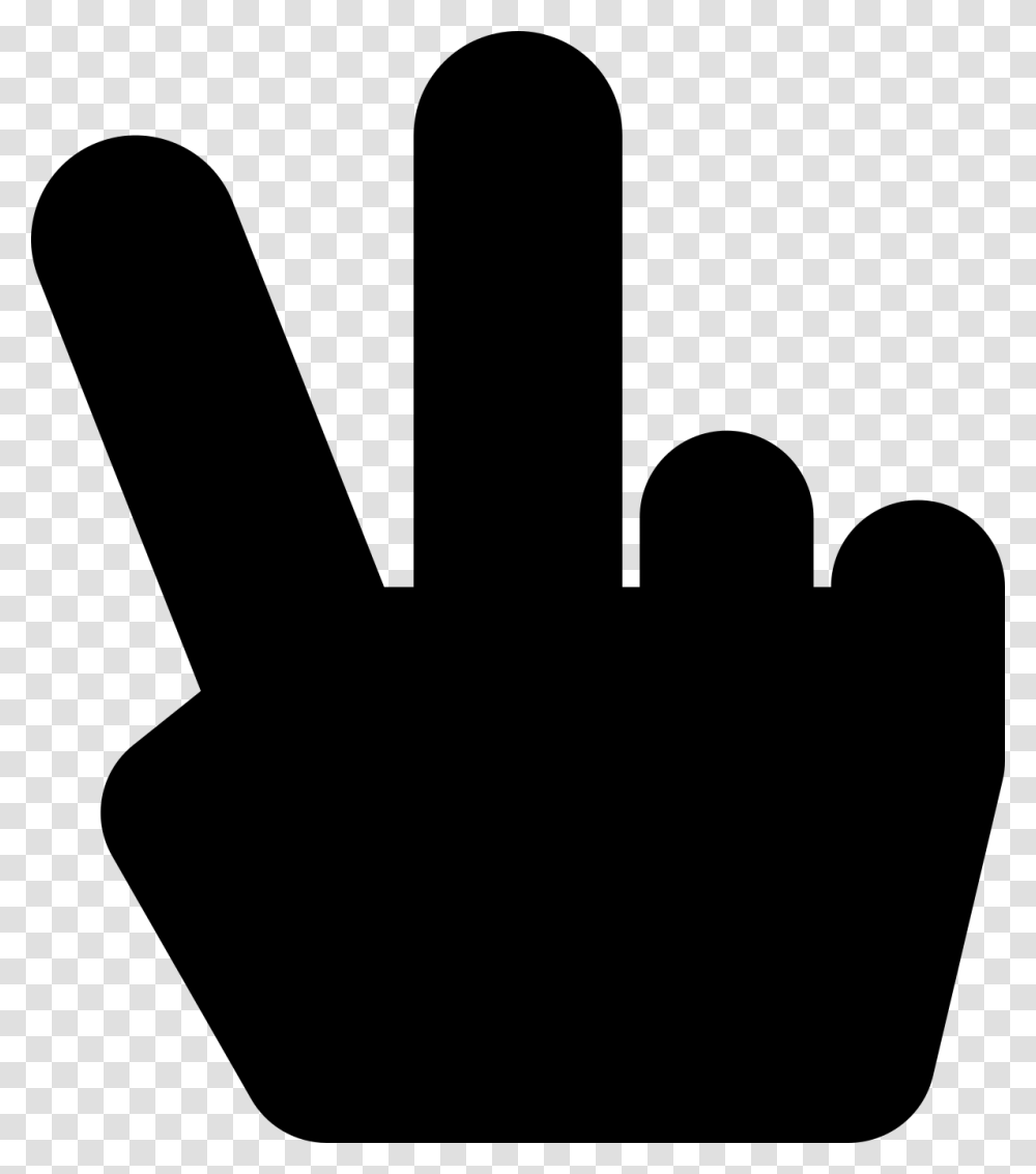 Font Awesome 5 Solid Hand Peace Illustration, Gray, World Of Warcraft Transparent Png