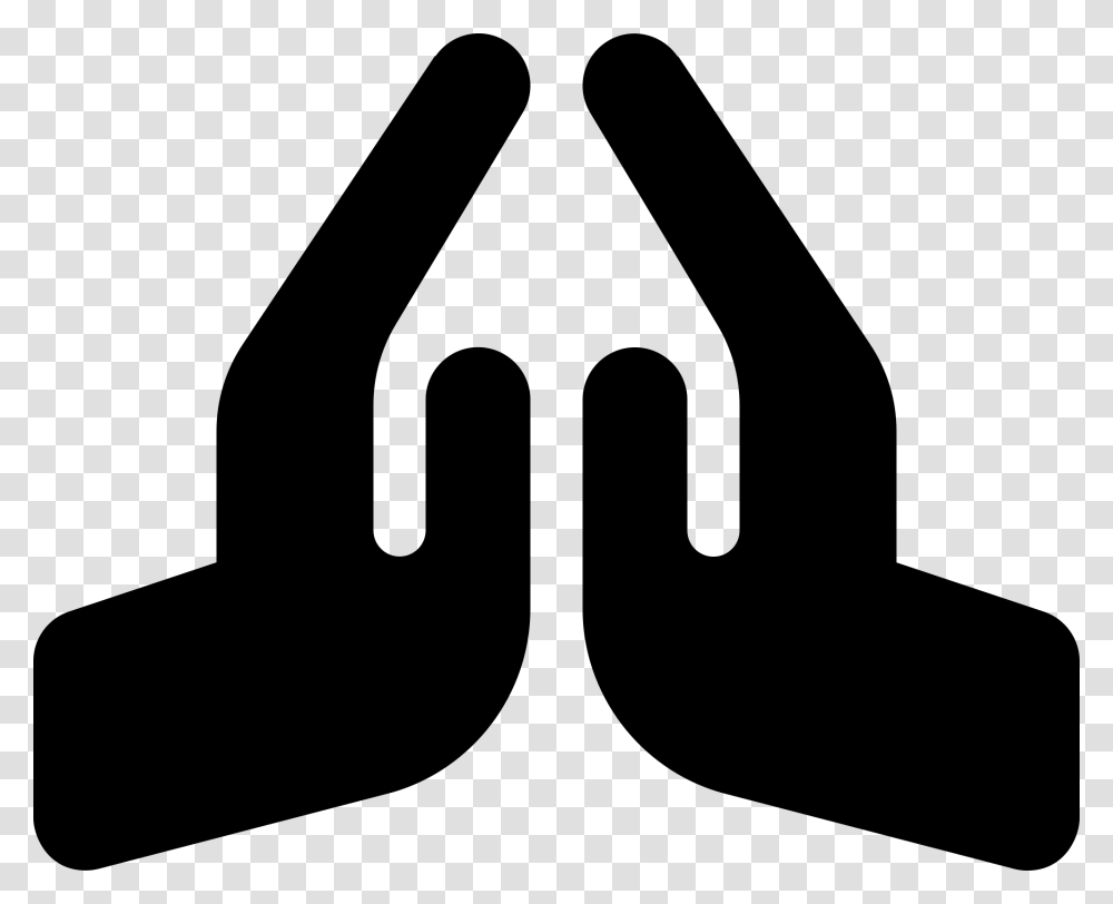 Font Awesome Solid Praying Hands, Gray, World Of Warcraft Transparent Png
