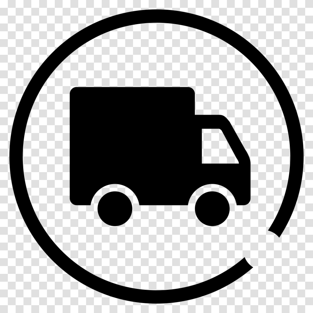 Font Logistics Distribution Blue Delivery Icon, Label, Stencil, Logo Transparent Png