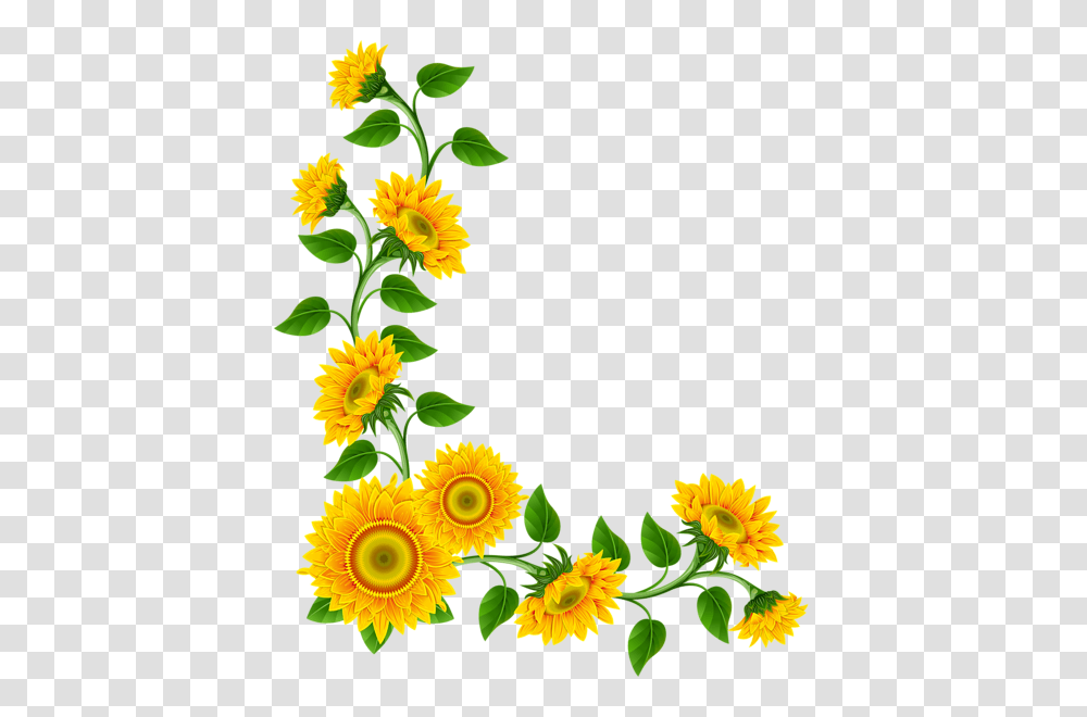 Fonts Graphics Clip Art, Plant, Sunflower, Blossom, Floral Design Transparent Png
