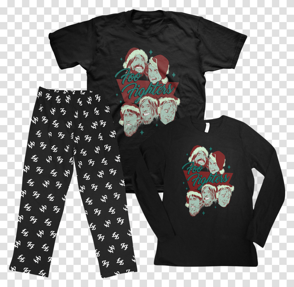 Foo Fighters Christmas Shirt, Apparel, Sleeve, Person Transparent Png
