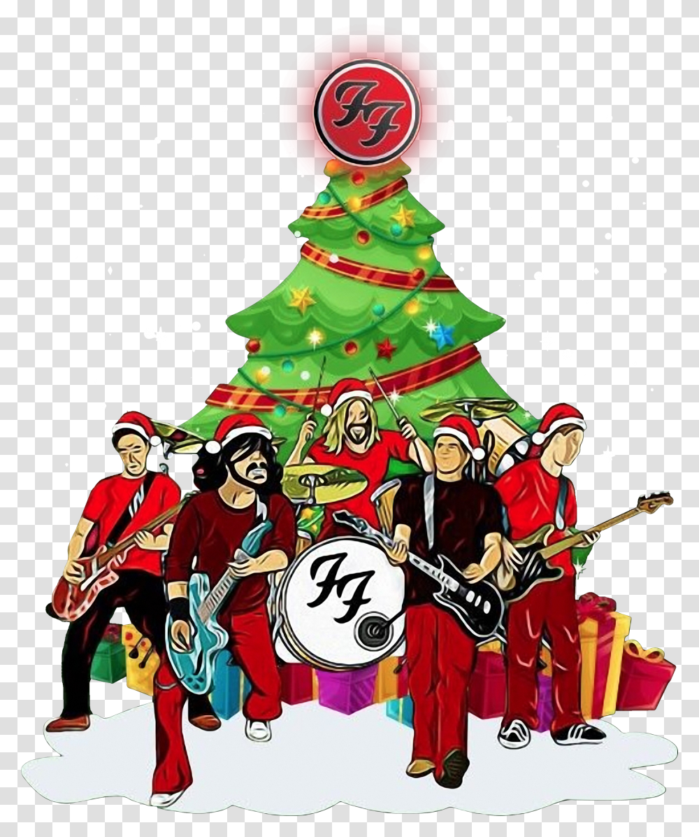 Foo Fighters Christmas Tree Transparent Png