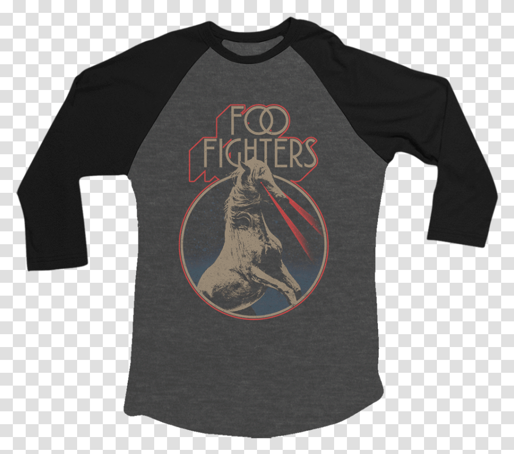 Foo Fighters Horse T Shirt, Apparel, Sleeve, Long Sleeve Transparent Png