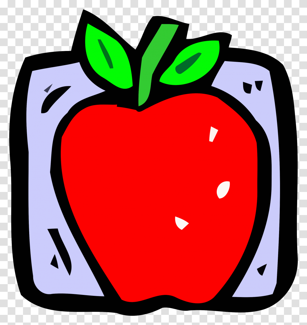 Food And Drink Icon Manzana, Plant, Label, Apple Transparent Png