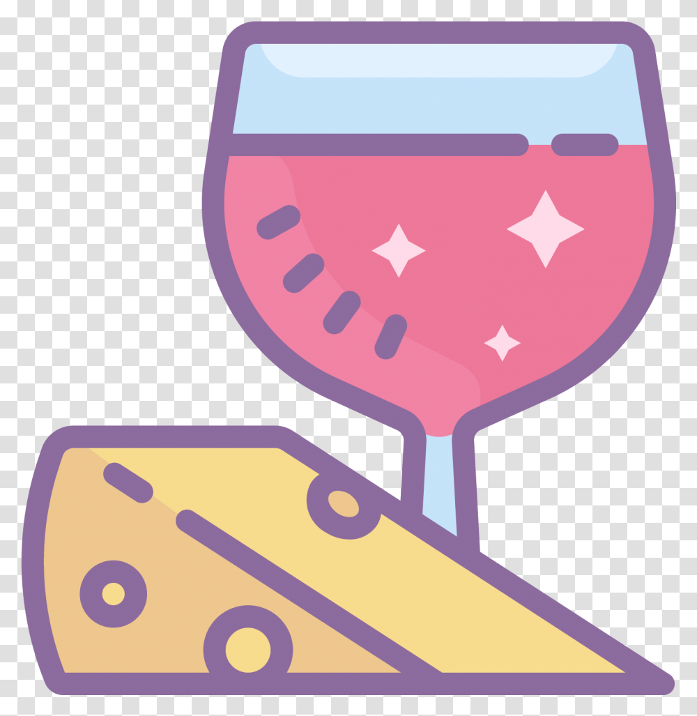 Food And Wine Icon Food Icon Pink, Glass, Alcohol, Beverage, Drink Transparent Png