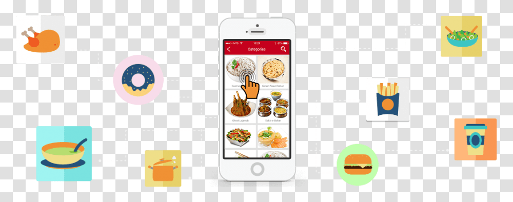 Food App Mobile Food App Mobile, Electronics, Phone, Mobile Phone Transparent Png