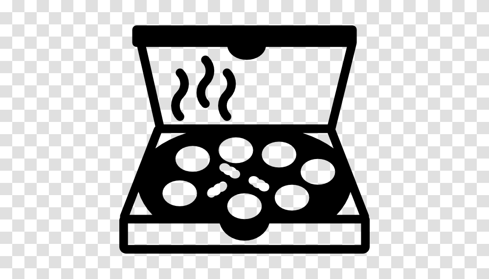 Food Box Flat Black Icon, Electronics, Rug, Joystick, Arcade Game Machine Transparent Png